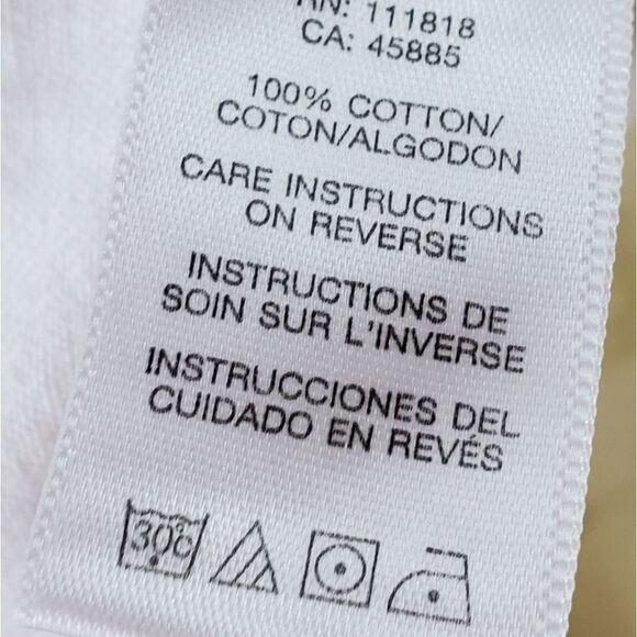 🔹️Michael Kors White Cropped Ankle Raw Hem Jeans Size 4/27 - Picture 9 of 15